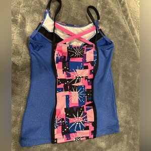 Danskin two piece gymnastics/tumbling outfit 6/6x